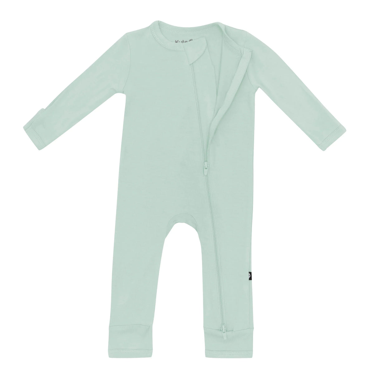 Zippered Romper in Sage
