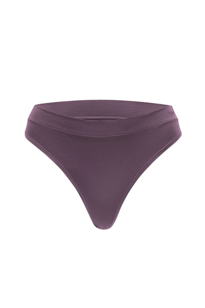Women's Thong in Currant