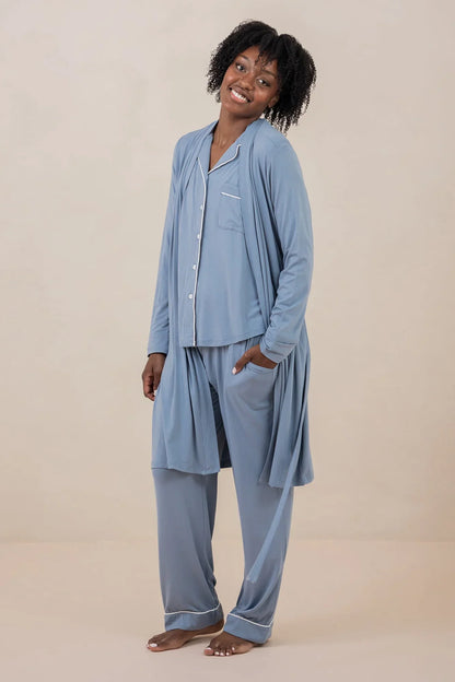 Women's Lounge Robe in Slate