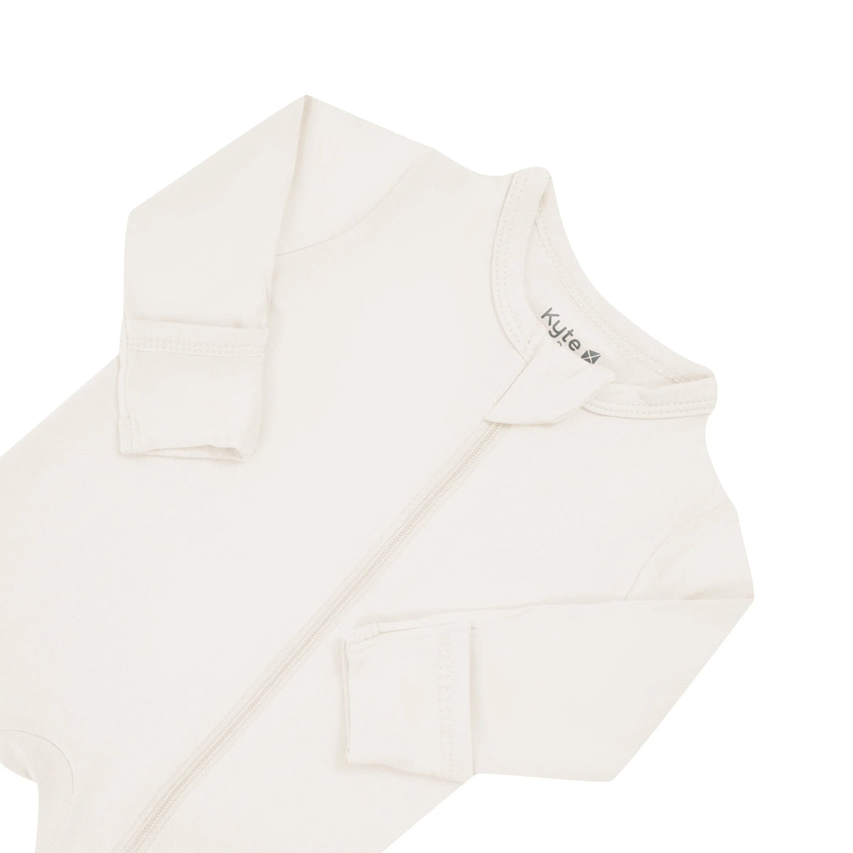 Zippered Footie in Oat