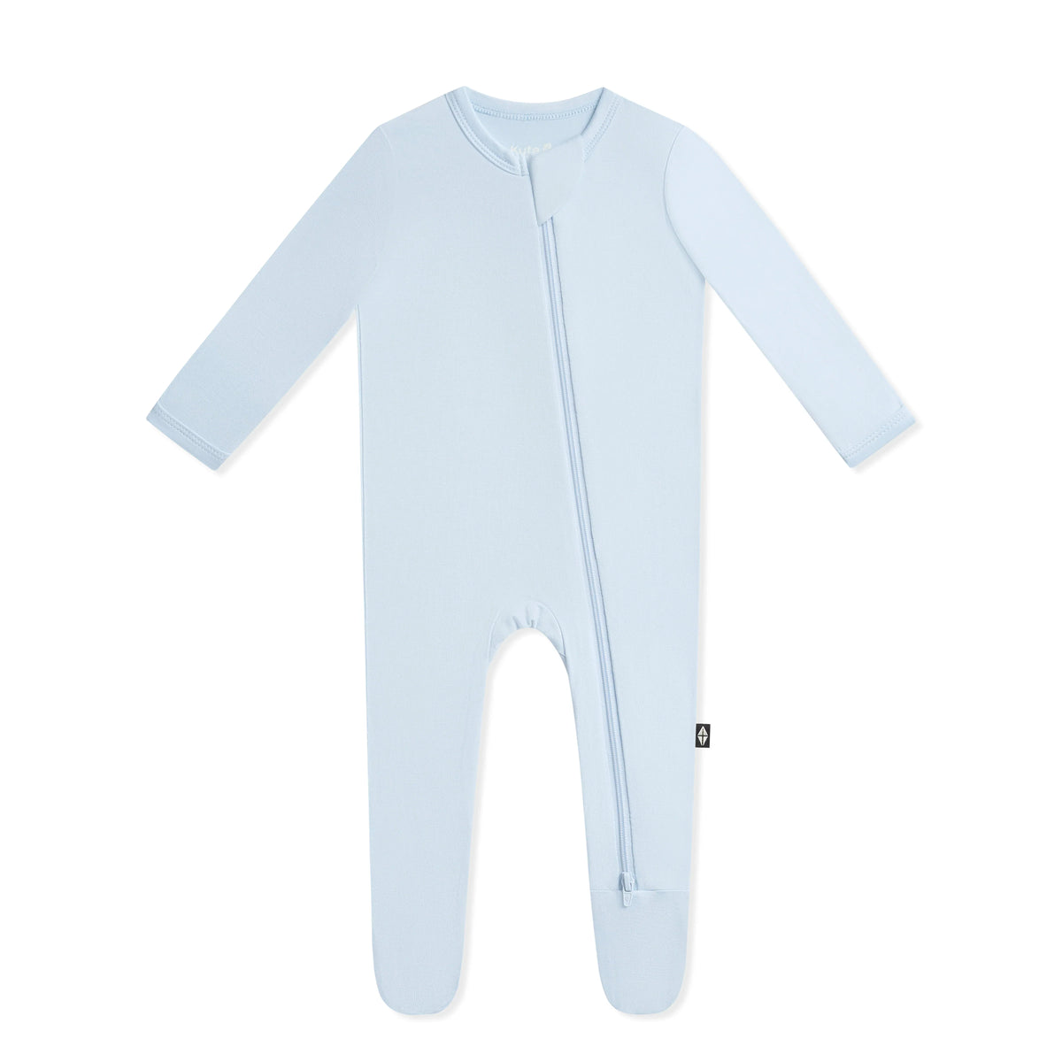 Zippered Footie in Breeze