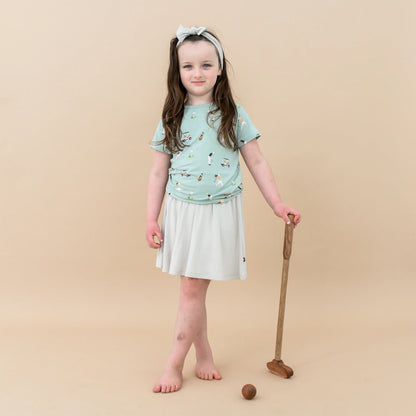 Toddler Basic Tee in Golf