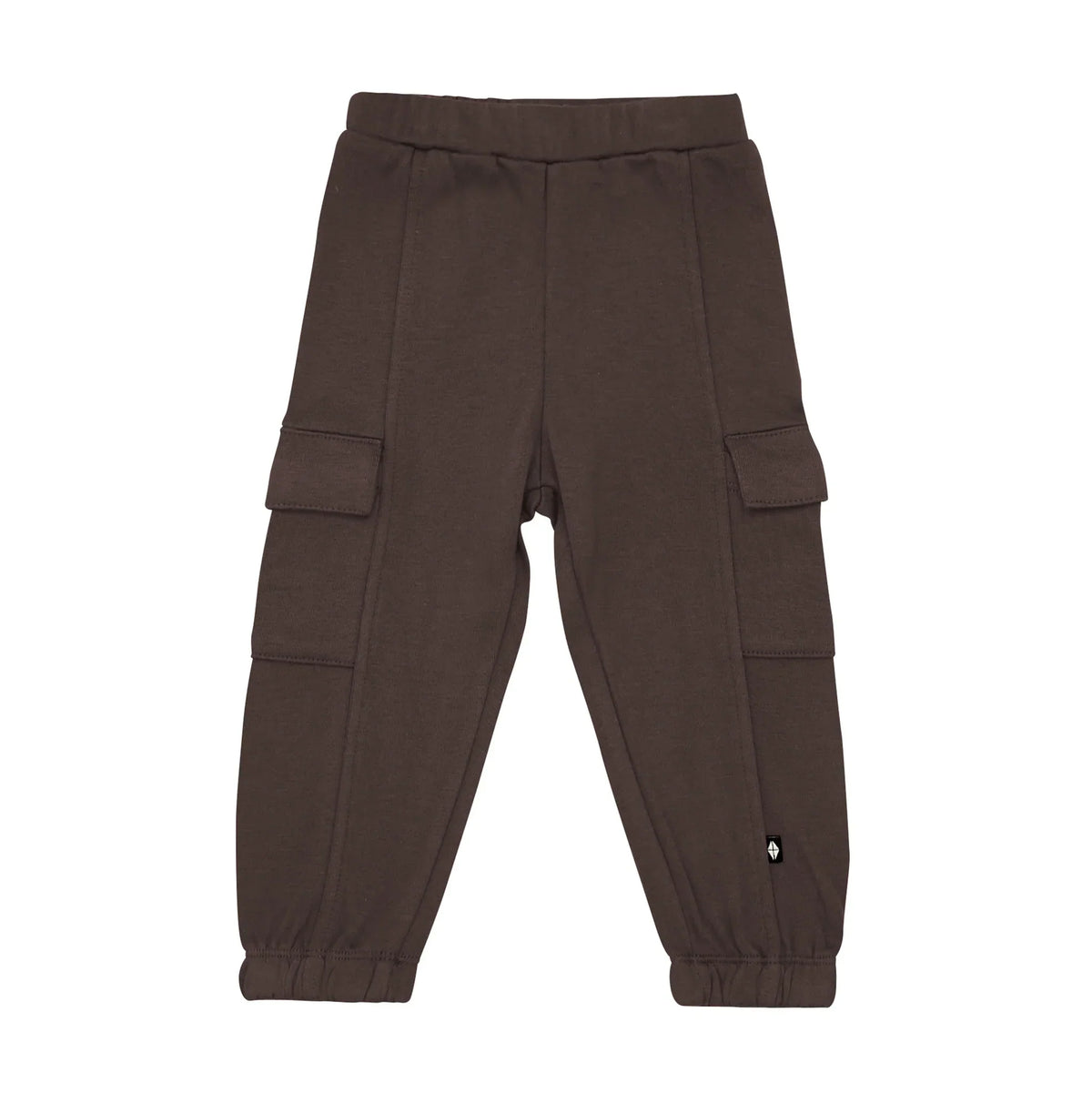 Fleece Cargo Pants in Espresso